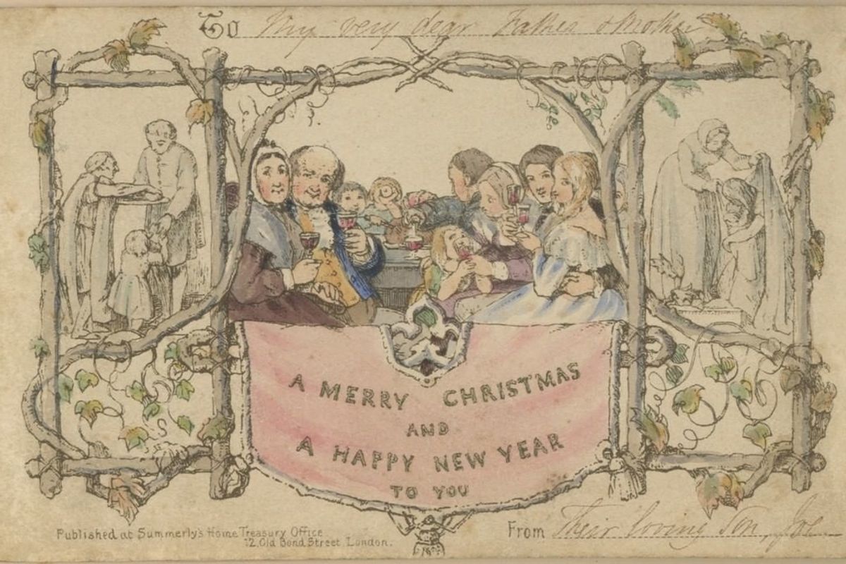SF bookseller asks $25K for a 176-year-old Christmas card + more topics to discuss over brunch