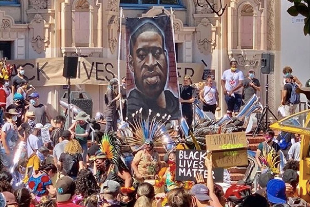 Who organized SF's massive solidarity march this week? A Mission teen and her 'homies and homeboys'