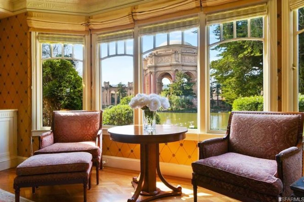 Asking $5.9 million, this 1928 Italianate home has the Palace of Fine Arts in its backyard