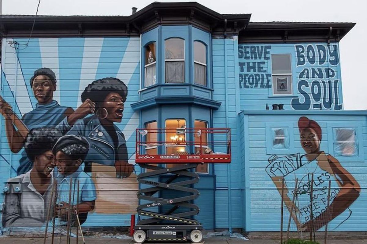 An Oakland mural celebrates women of the Black Panther Party + more good news around the Bay Area