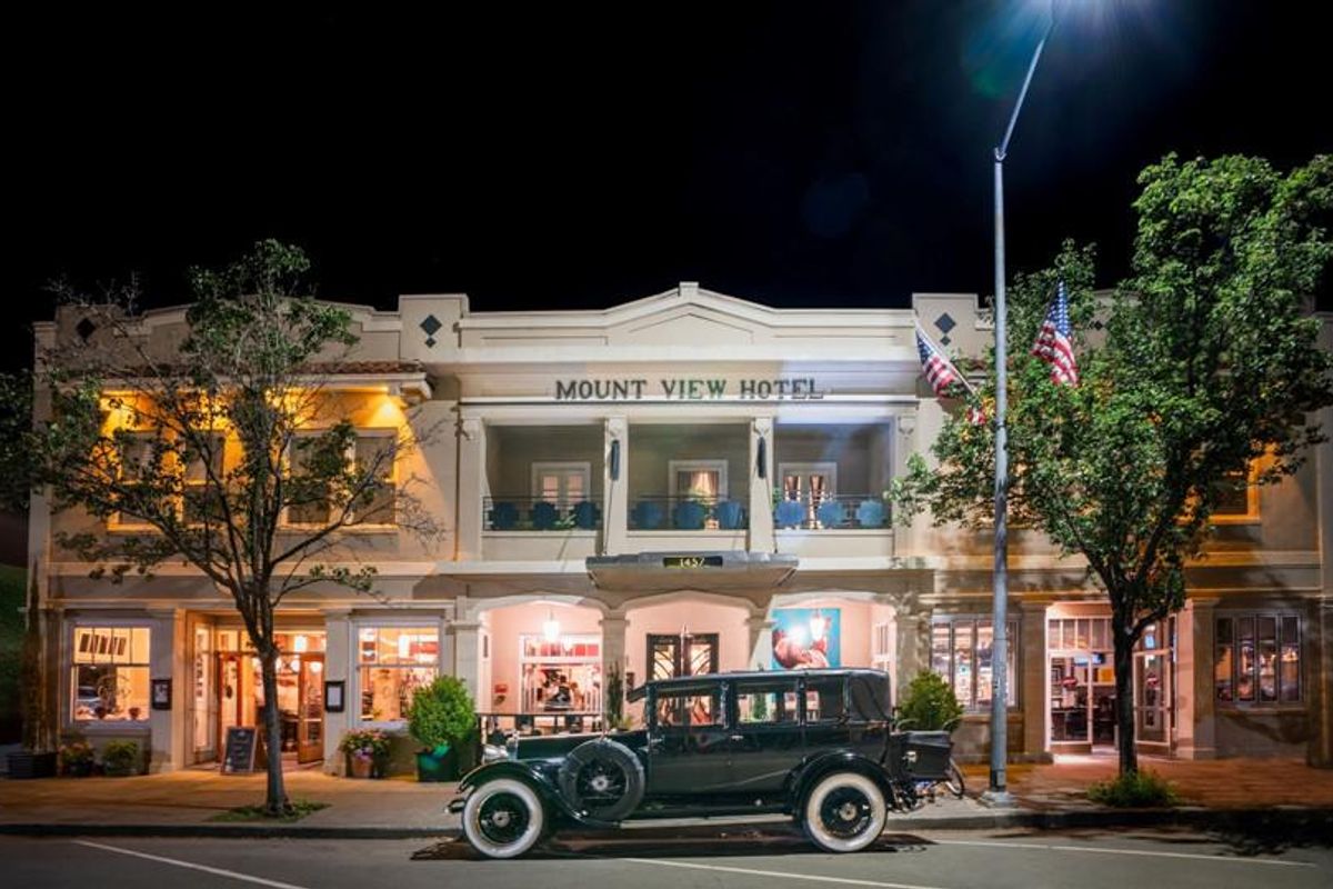 Calistoga's classic Mount View Hotel promises romance for wine and film buffs