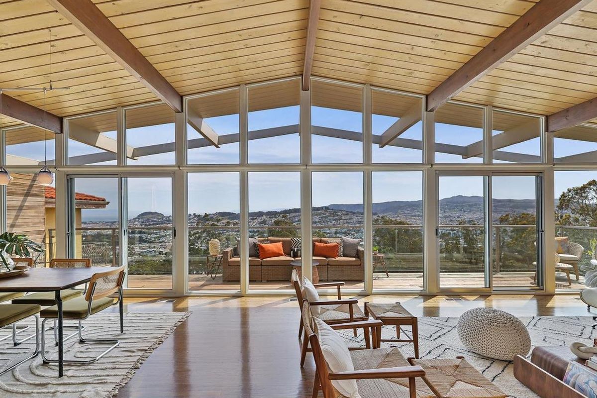 In Glen Park, a midcentury A-frame with sweeping views asks $3.5 million