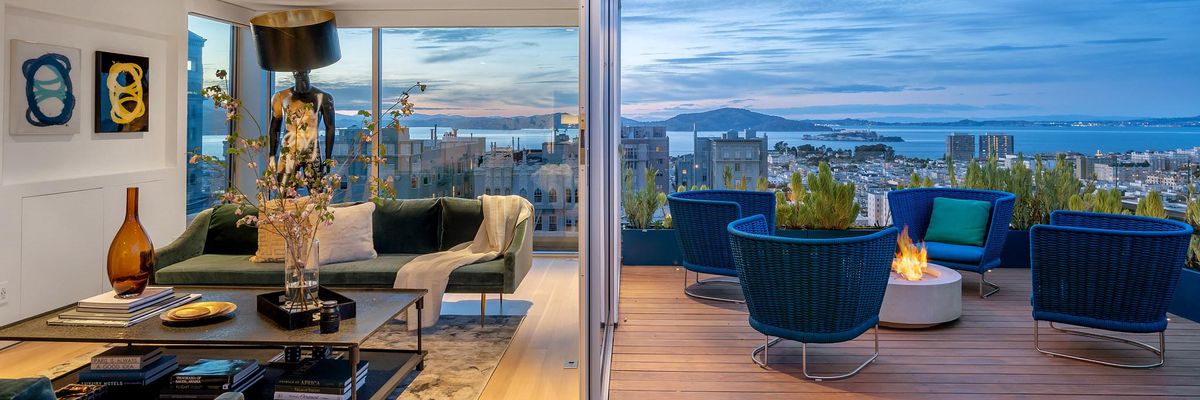Video House Tour: Pacific Heights penthouse with epic rooftop lounge asks $7.9 million
