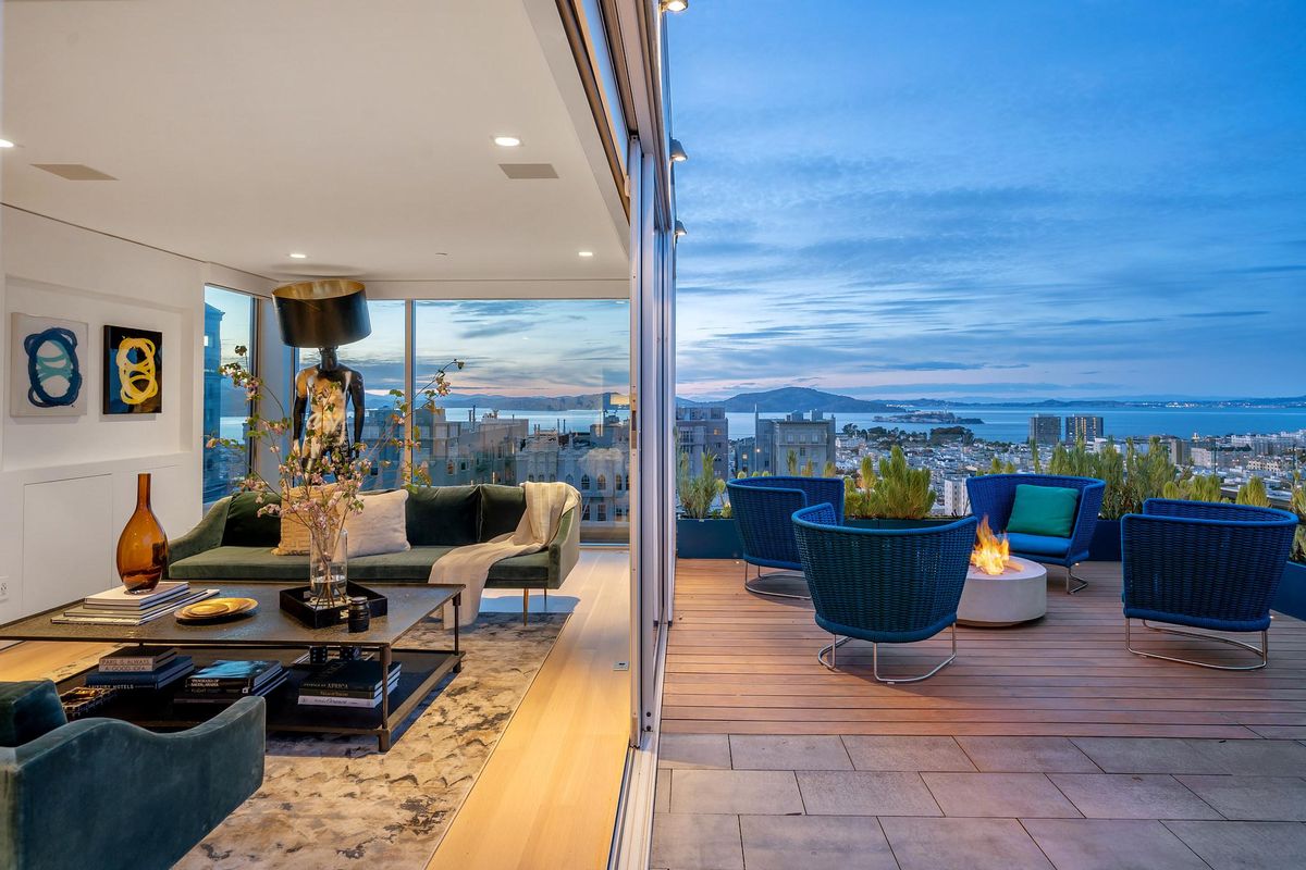 Video House Tour: Pacific Heights penthouse with epic rooftop lounge asks $7.9 million