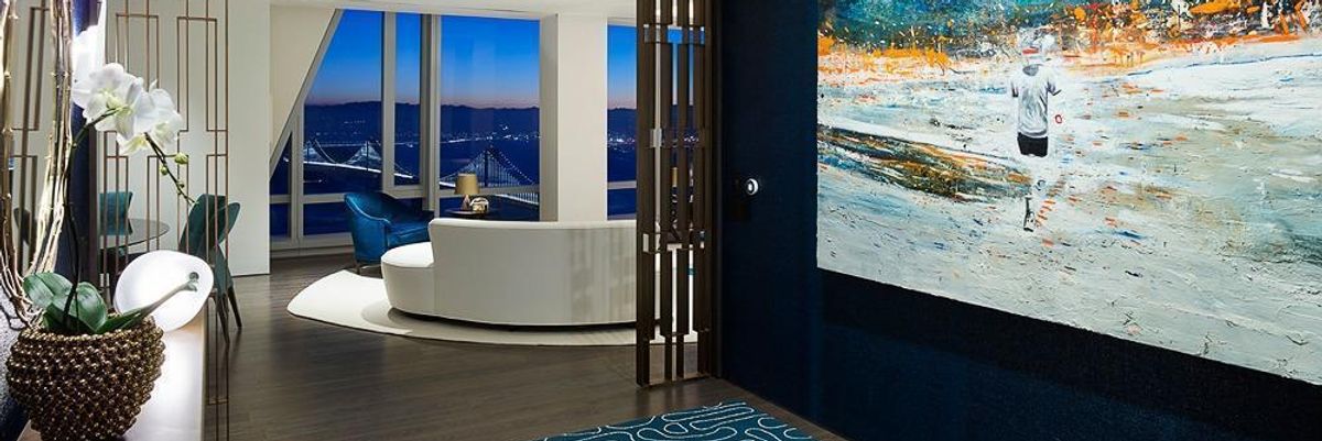 Video House Tour: Sky-high condo designed by Kendall Wilkinson includes the furnishings, asks $15.5 million