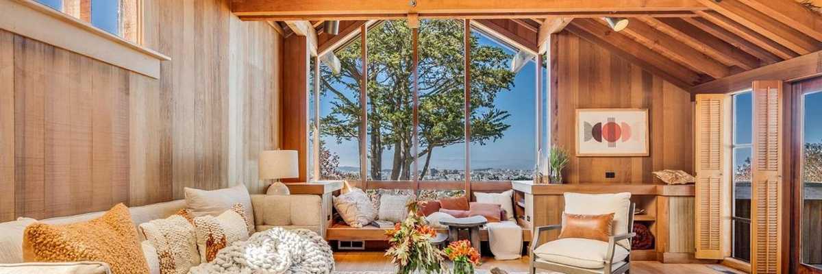 We're loving the coastal treehouse vibes of this Cole Valley home, asking $3 million
