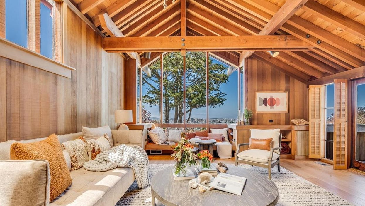 We're loving the coastal treehouse vibes of this Cole Valley home, asking $3 million