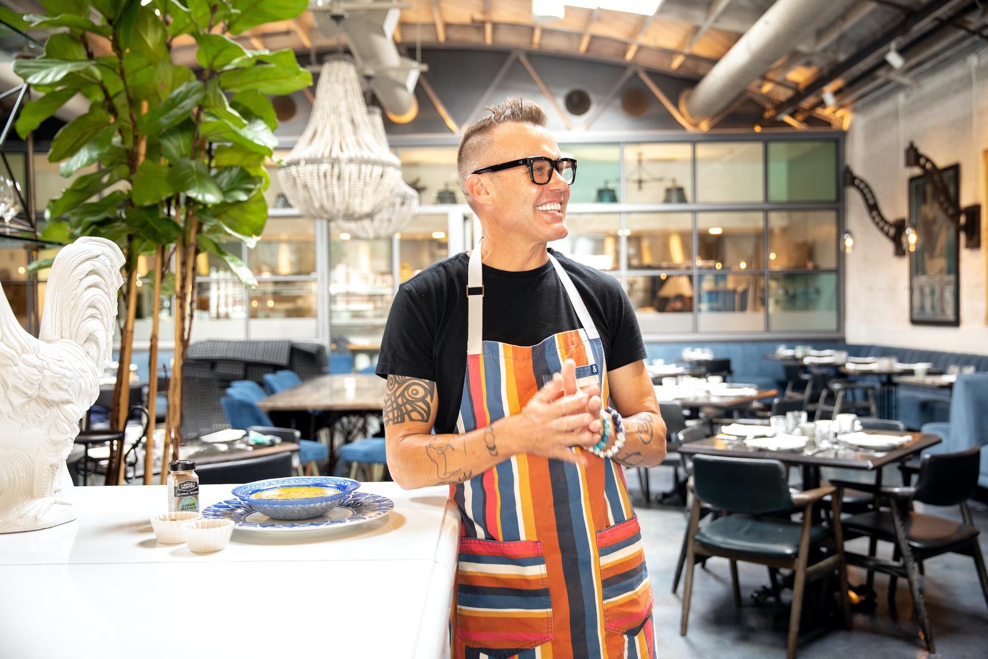 Chef Brian Malarkey is on your T.V. Now he's bringing his butternut squash soup to your holiday table.