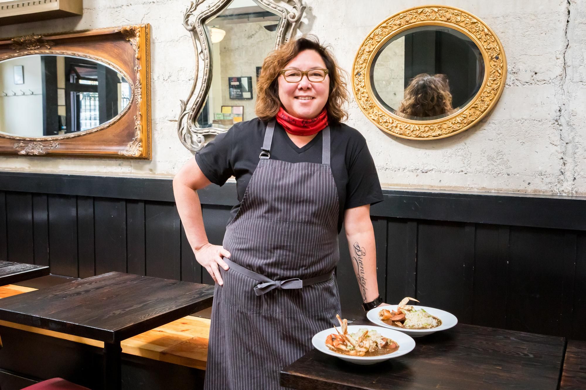 It took YouTube by storm—now chef Brenda Buenviaje's cajun gumbo can spice up your holiday season.