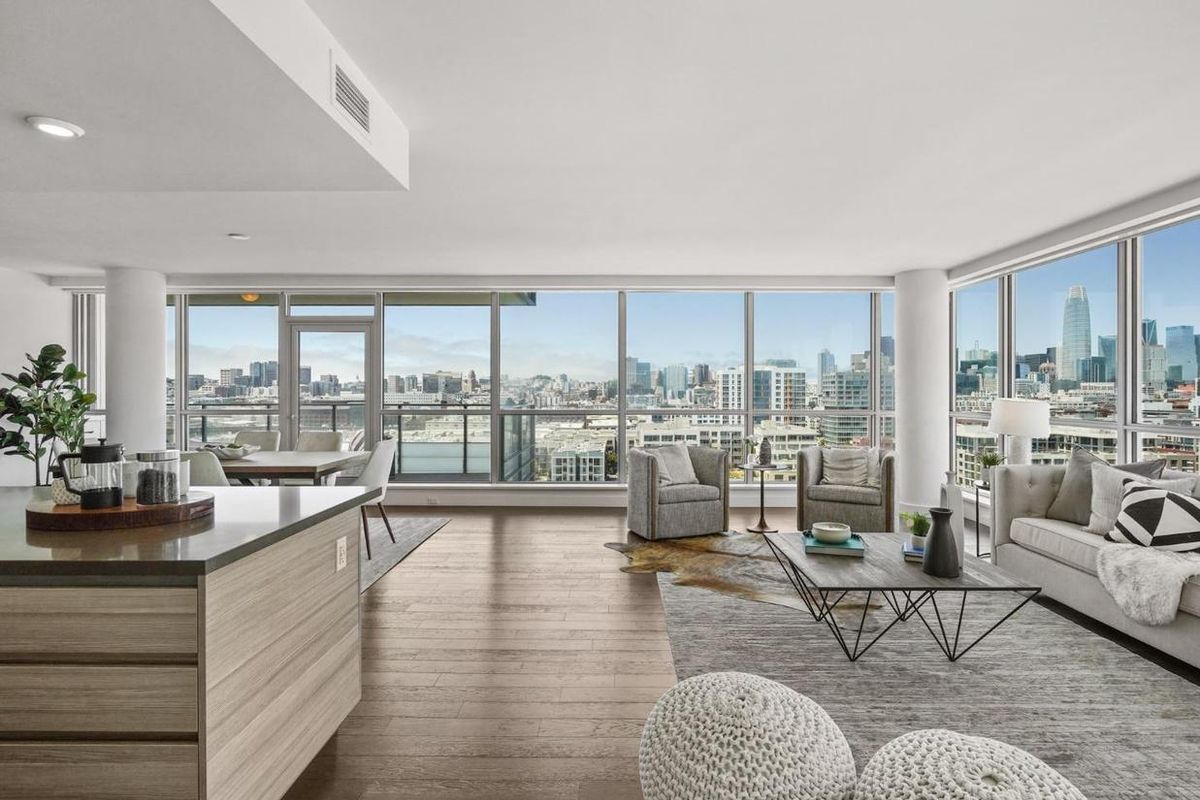 A Mission Bay corner condo with endless views + community perks asks $3 million