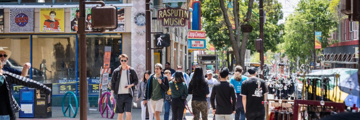 Cheap Eats, Record Stores, Vintage Clothes + Culture on Telegraph Avenue in Berkeley