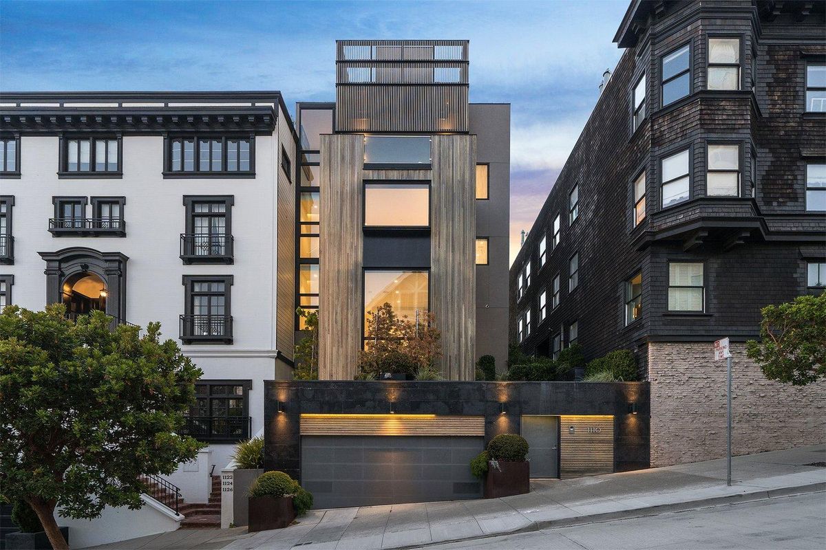 Video House Tour: Modern Russian Hill home with luxe amenities + views asks $13 million