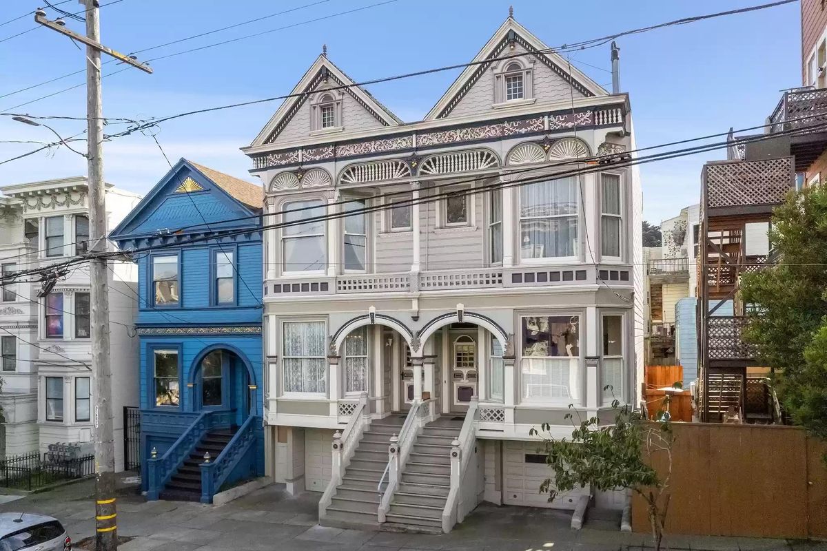 Traditionalists will swoon over this ornate Queen Anne Victorian on Page Street, asking $1.95 million