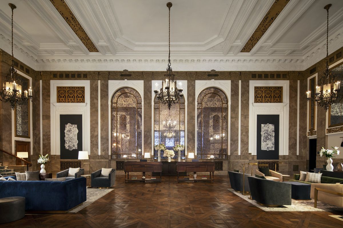 Historic Sir Francis Drake Hotel nears completion of its regal transformation as the elegant Beacon Grand