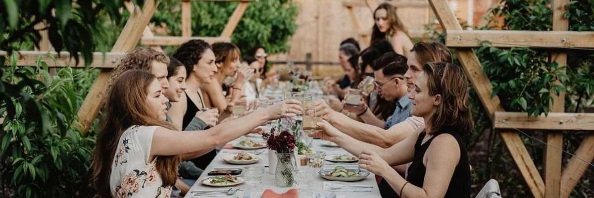Intimate communal dinner parties are the new (old) way to meet people in SF.