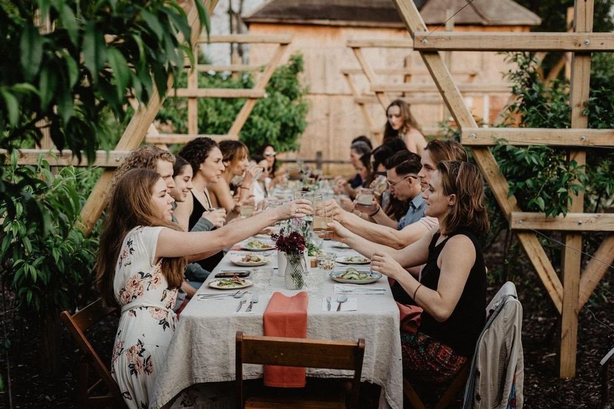 Intimate communal dinner parties are the new (old) way to meet people in SF.