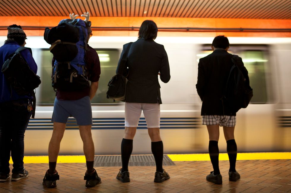 Photos: SF No Pants BART Ride