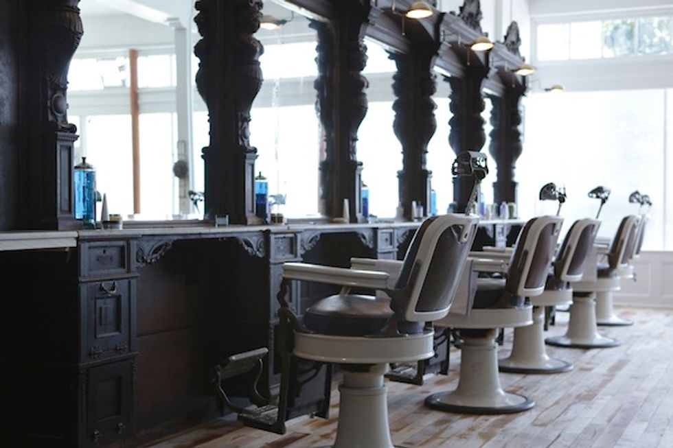 Valencia Street's F.S.C. Barber and Freemans Sporting Club Corners Male Grooming