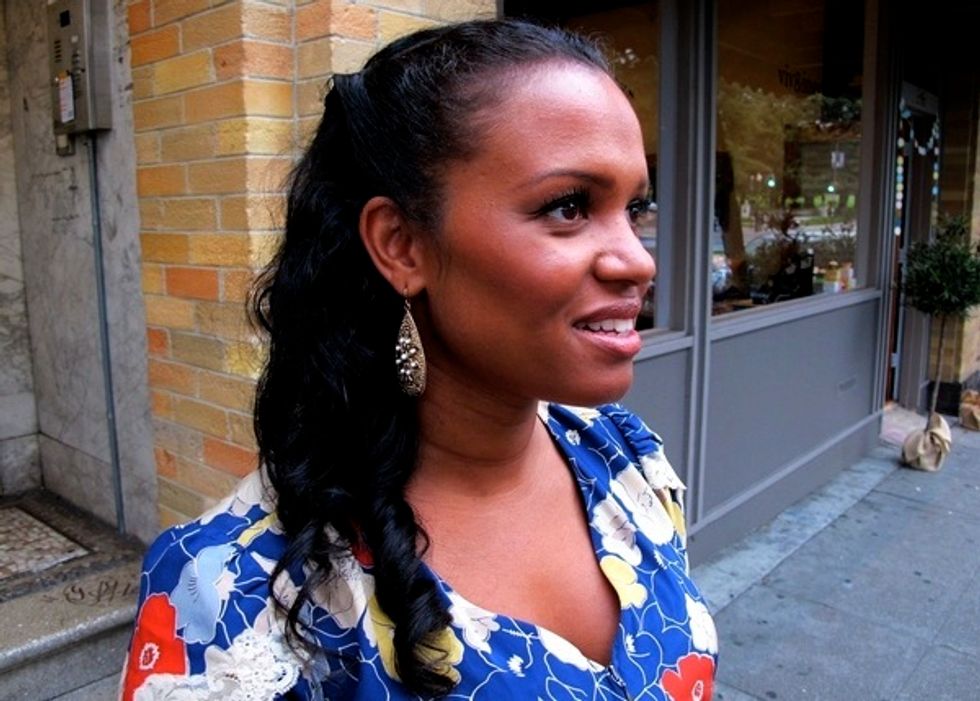 SF Street Style: Pregnant and Stunning in Betsey Johnson, in Berkeley