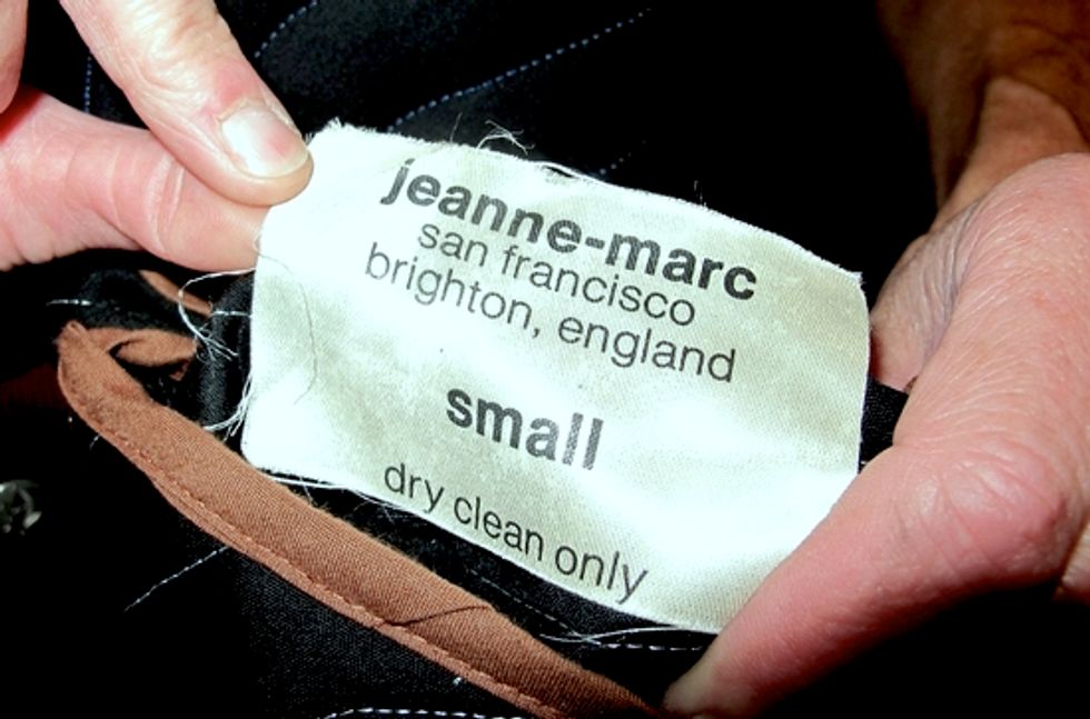 SF Street Style: Vintage Jeanne-Marc Reversible Top + Dries Van Noten Shoes at Ver Unica in Hayes Valley