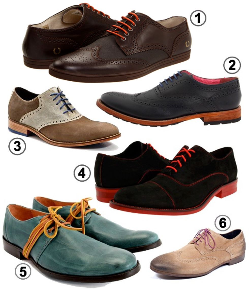 Look of the Week: 6 Men's Oxfords with Contrast Laces