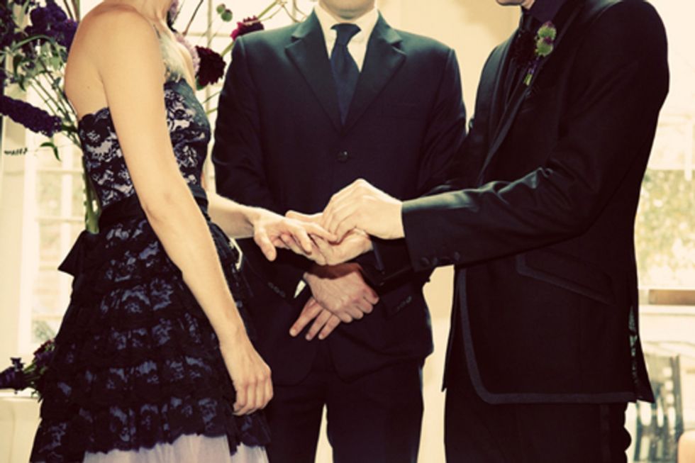 An Offbeat Wedding at Foreign Cinema