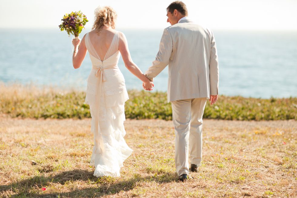 An Intimate Seaside Ceremony