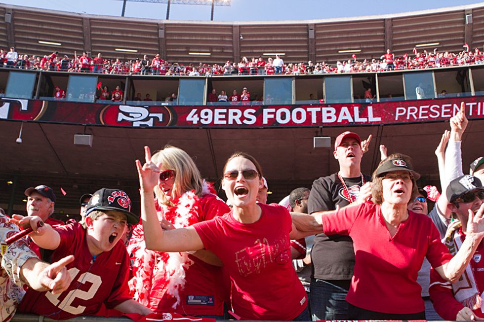 Scenes of the City: 49ers Fans and Game at Candlestick Park