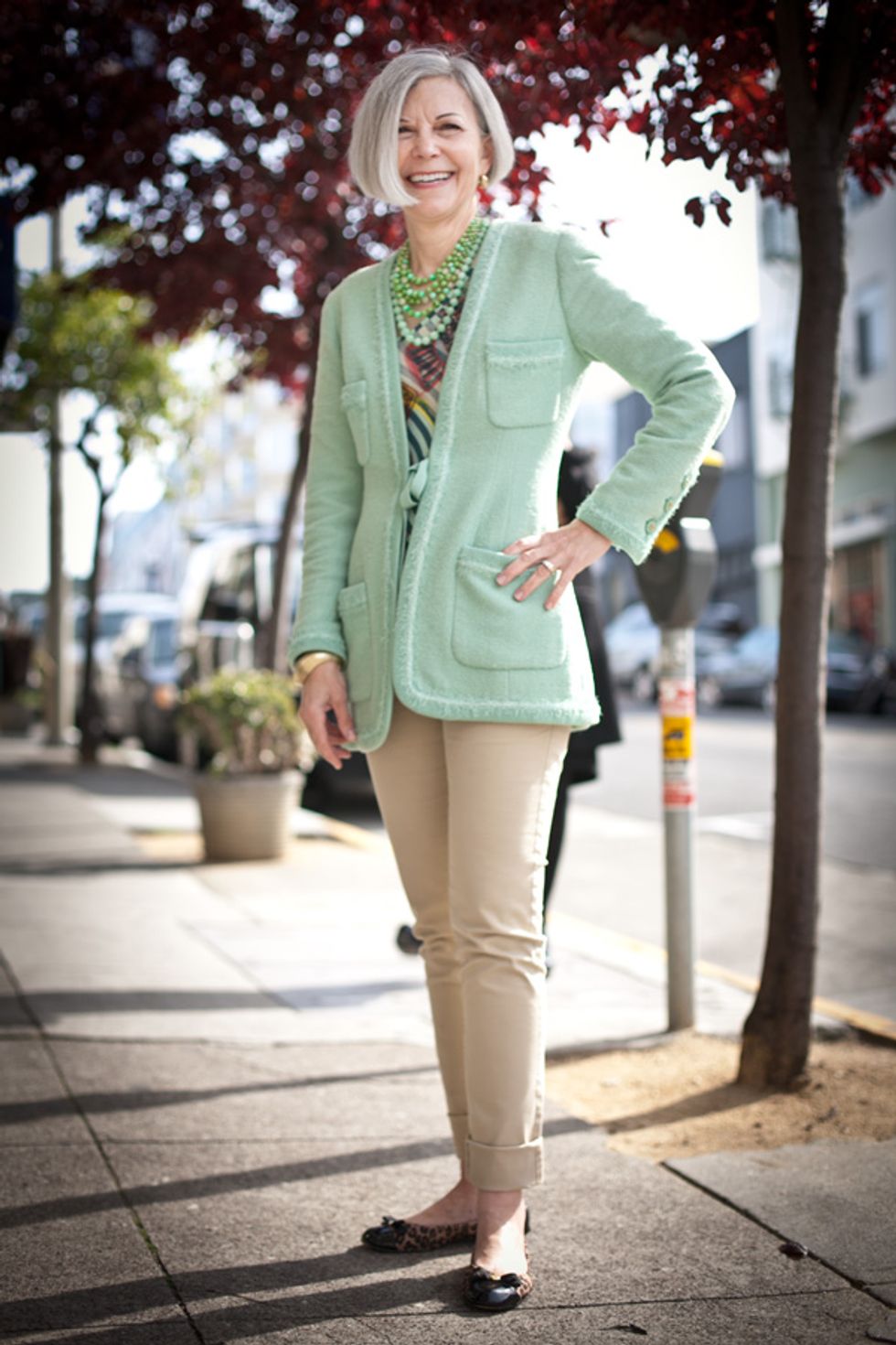 SF Street Style: Two Sisters Mix Chanel and YSL with Target on Russian Hill