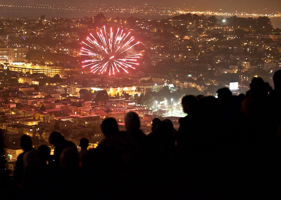 Scenes of the City: 4th of July in Bernal Heights