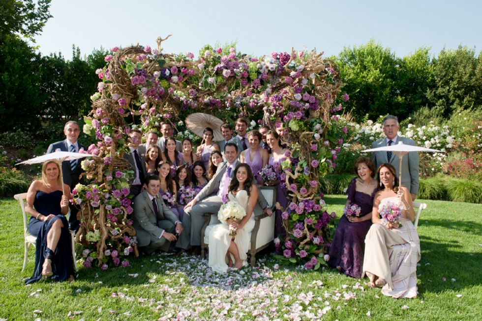 A Romantic and Colorful Destination Wedding in Napa