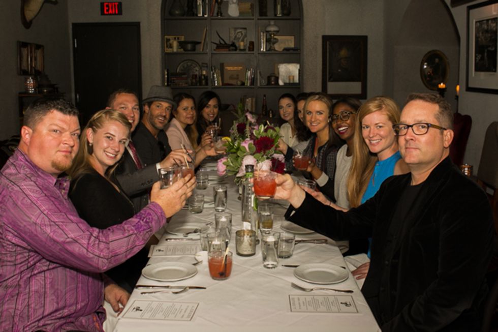 Hangar 1, 7x7, and Lookout Dine Together at a British Brasserie