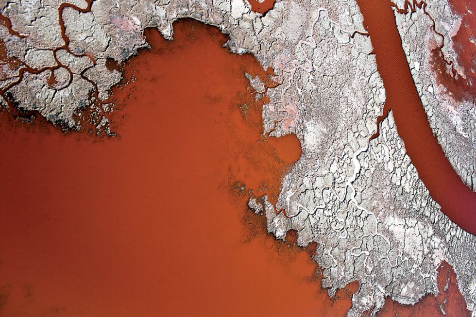 Cris Benton Captures South San Francisco's Colorful Saltscapes