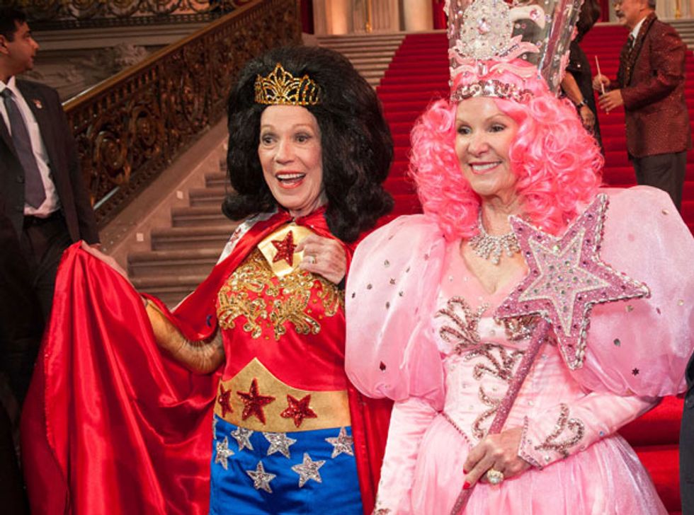 Dede Wilsey’s Pink Insanity Steals Show at Beach Blanket Babylon 40th Anniversary