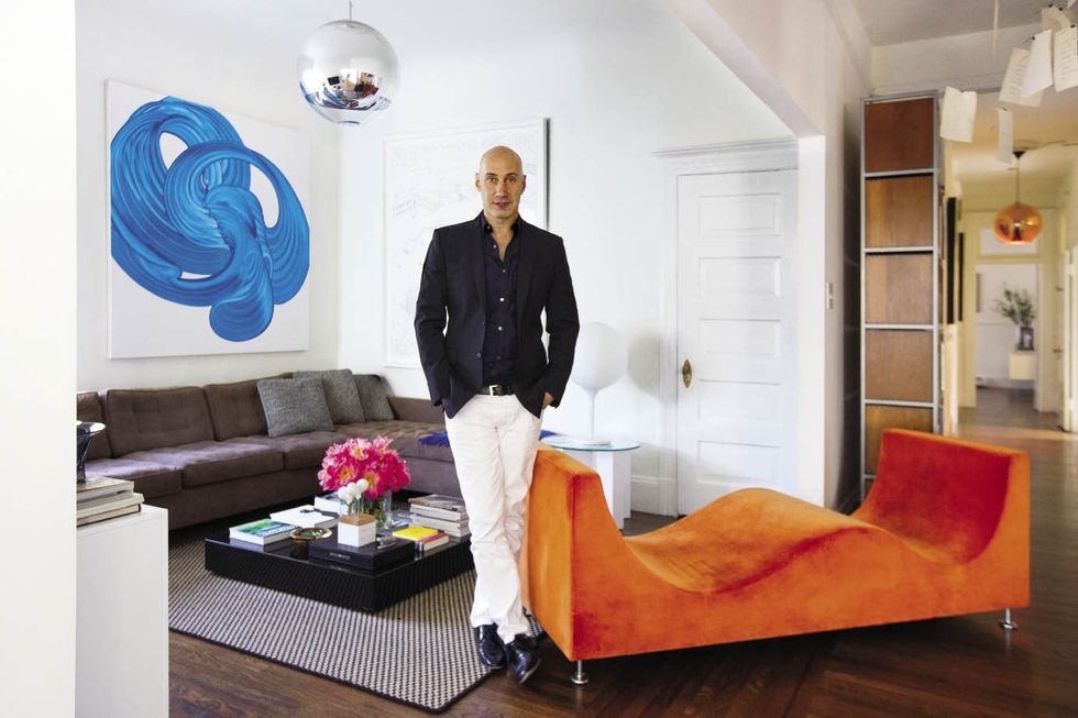 Publishing Magnate Richard Klein Prefers Pretty Over Practical in His Flat