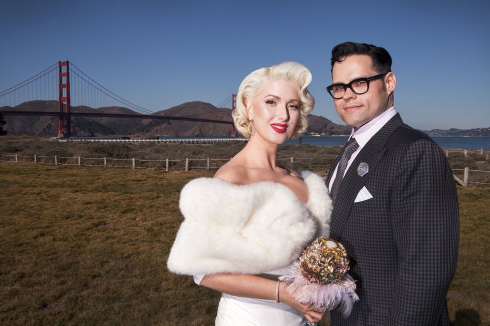 Marilyn Monroe Fans Recreate Iconic Wedding