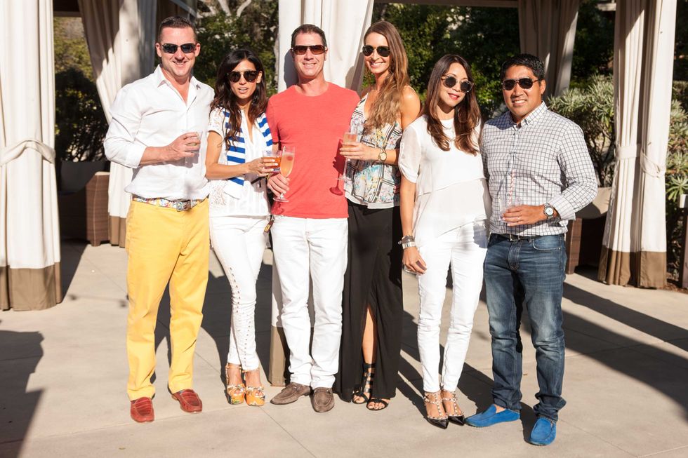 Race Cars and Poolside Drinks at a Concours d'Elegance Fete