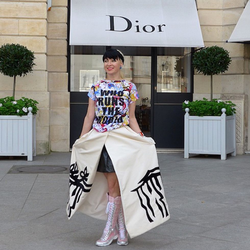 What Sonya Molodetskaya Wore During Paris Fashion Week