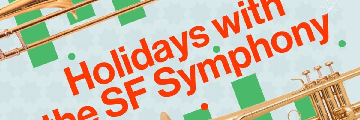 Davies Symphony Hall becomes a winter wonderland for the holiday season.