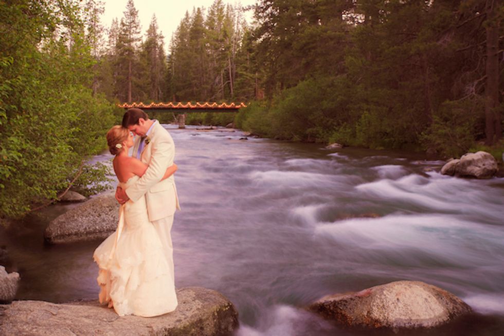 A Romantic Wedding Under a Canopy of Trees in Tahoe