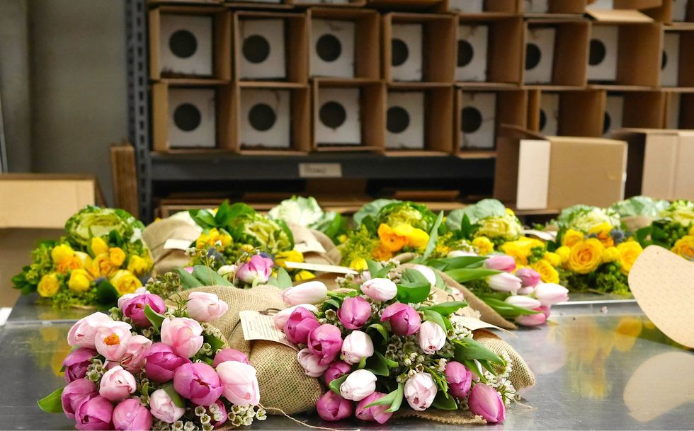 Stop and Smell the Flowers Inside BloomThat's Dogpatch HQ
