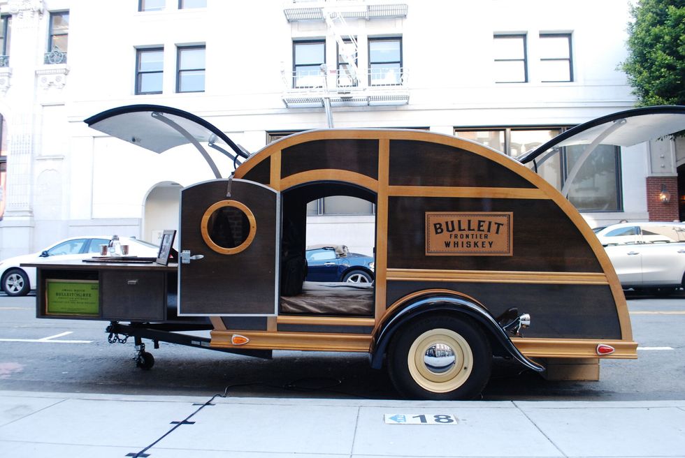 Bulleit's Legendary Woody Parks Outside Filson for a Special Soiree