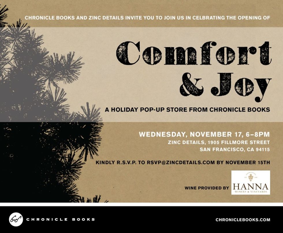 Holiday Pop-Up Shop from Chronicle Books & Zinc Details Debuts Tomorrow