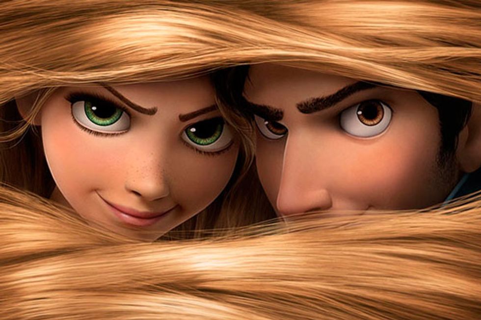 Rapunzel Lets Down Her Bountiful Blonde Hair in Disney's Winning New Musical