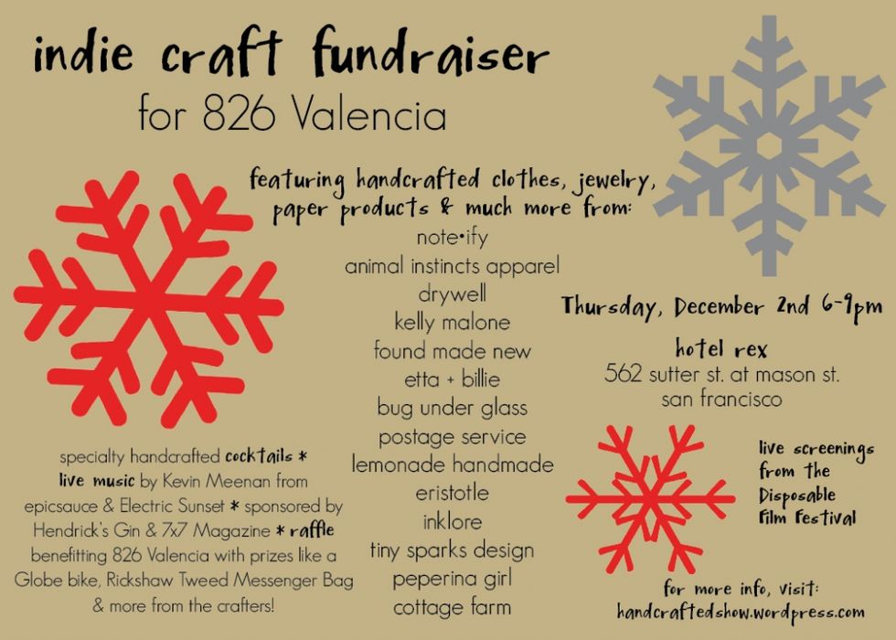 Shop Local Indie Crafts to Benefit 826 Valencia Tomorrow