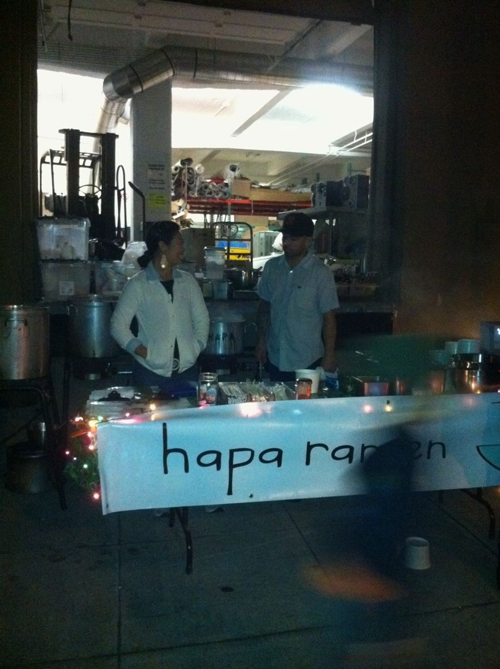 Saturday Night At Hapa Ramen's New Stand