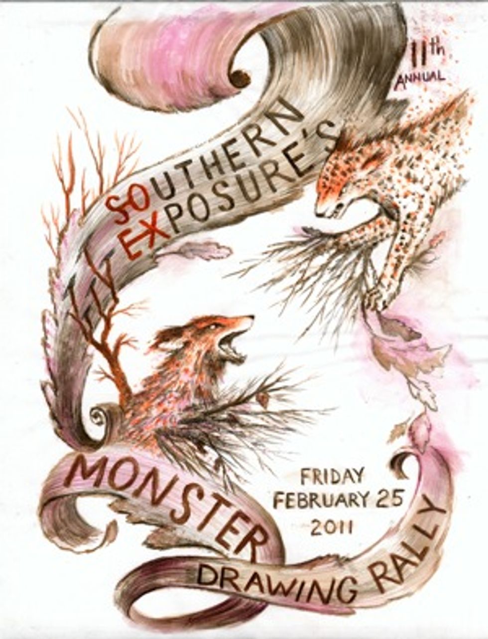 Southern Exposure's 11th Annual Monster Drawing Rally Bigger Than Ever