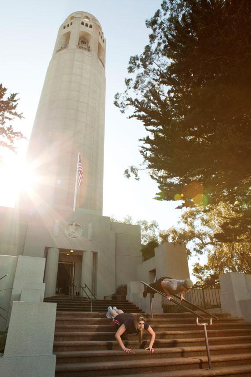 City Work Out: The Coit Tower Multi-Press