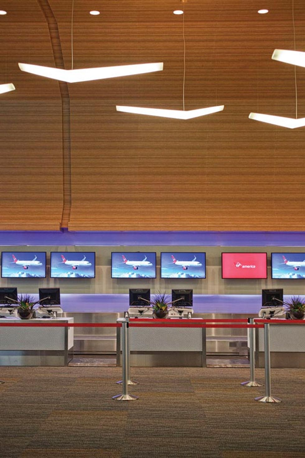 7 Very Virgin America Reasons to Love SFO's New Terminal 2