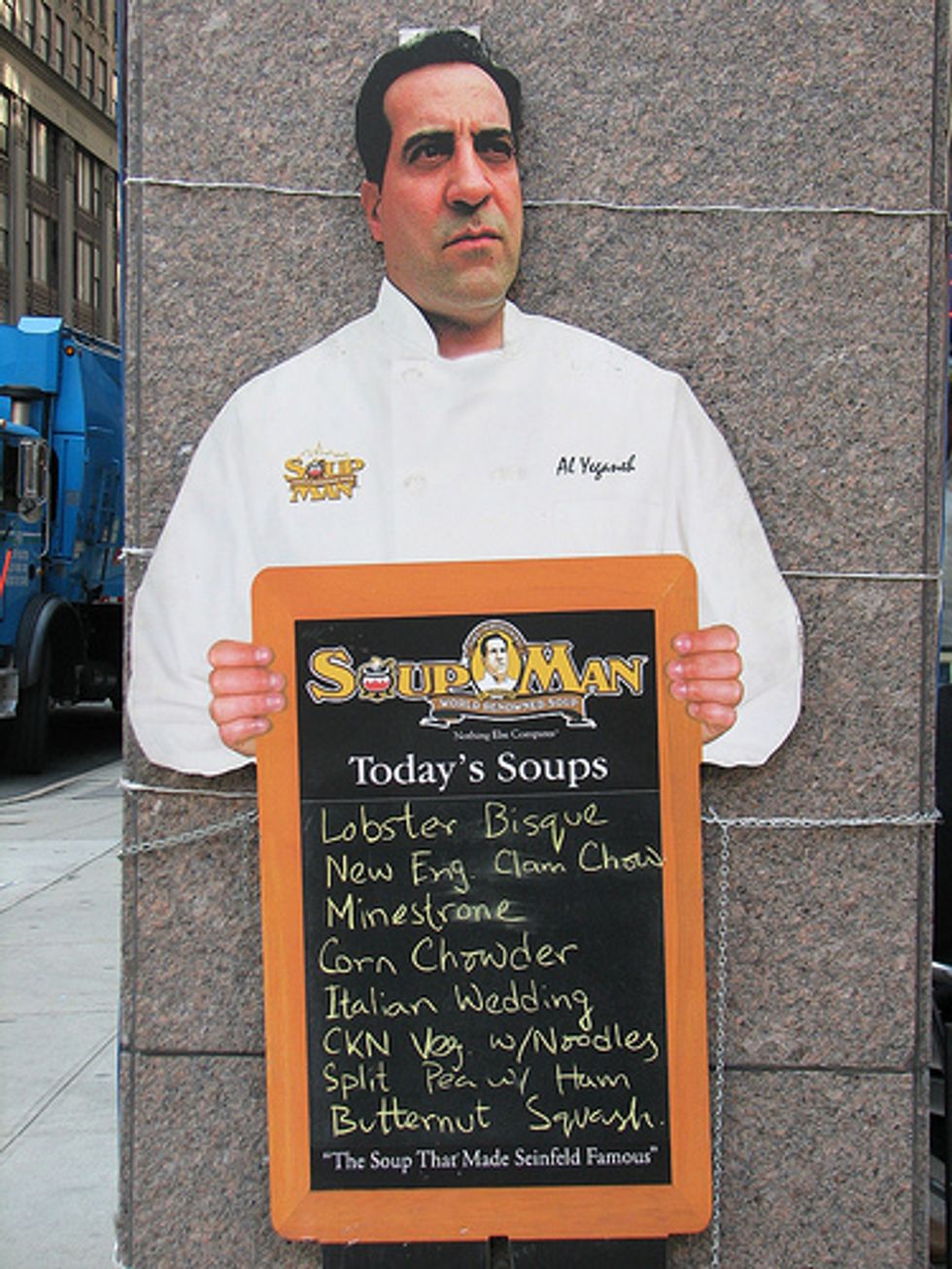 This Week in Food: Soup Nazi Arrives, La Cocina Throws a 'Hood Dinner, and More